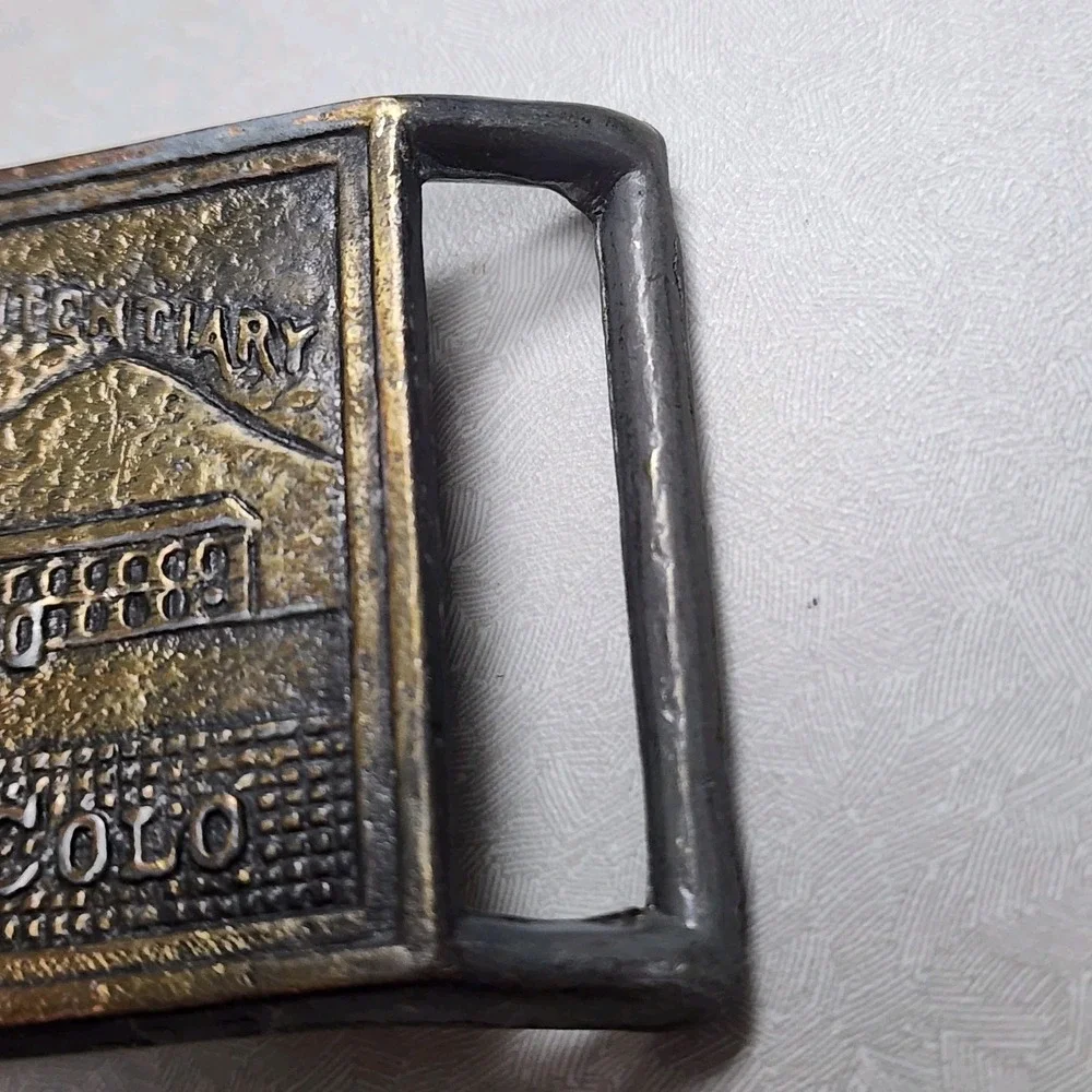 Vintage Colorado State Penitentiary Canon City, Colorado Belt Buckle